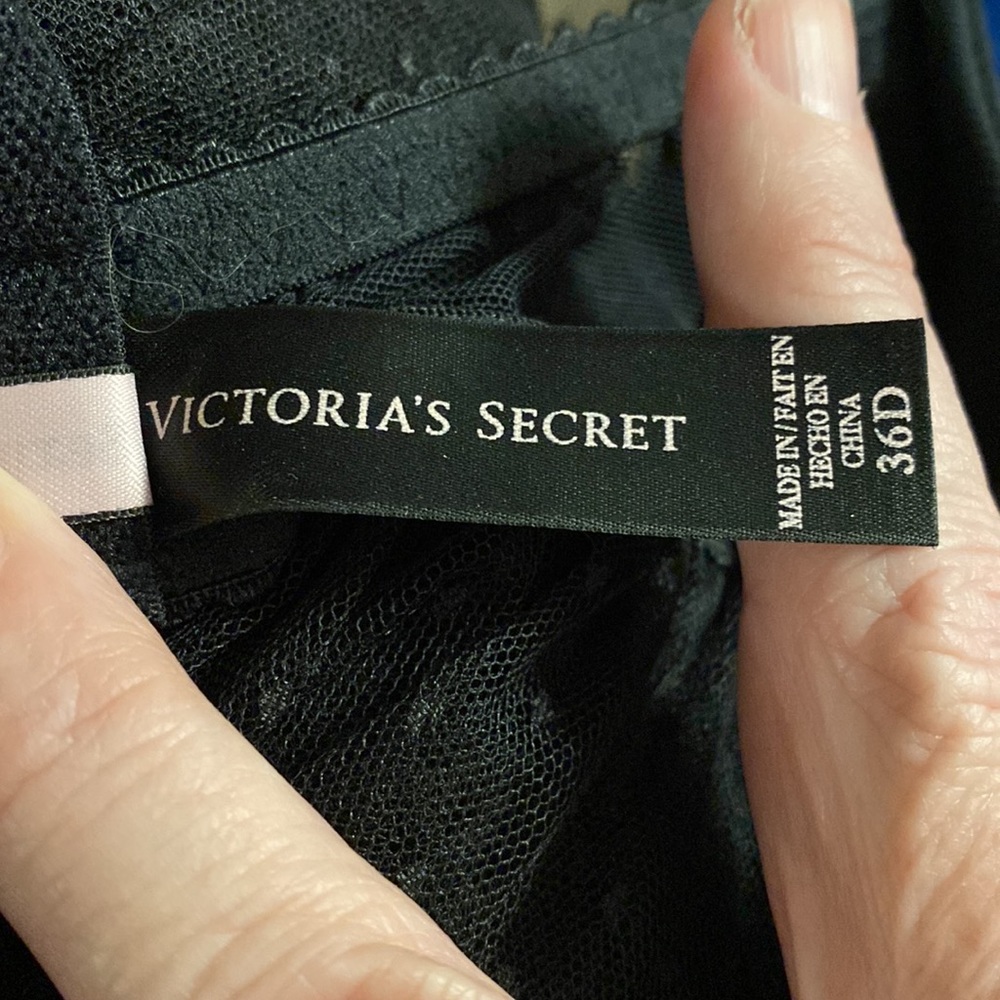 VS BLK Sexy Little Things Nightgown, 36D. *P1060 - Picture 9 of 9